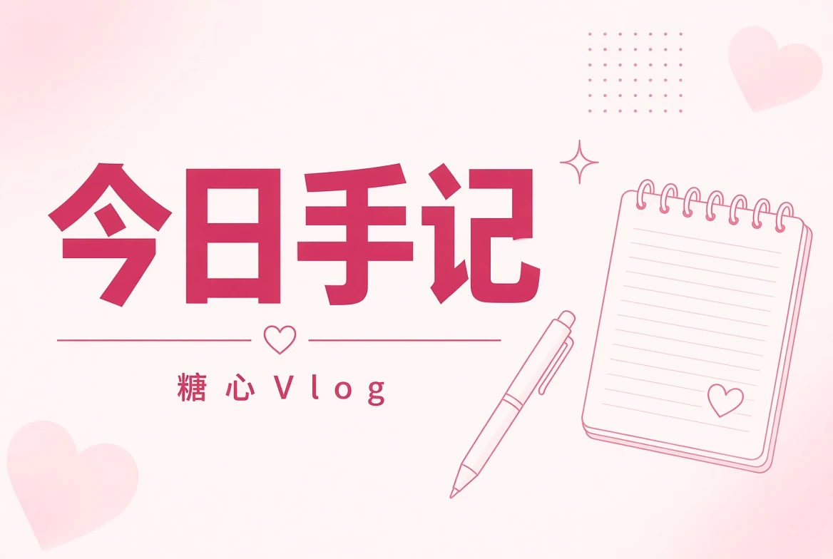 糖心Vlog今日手记图片